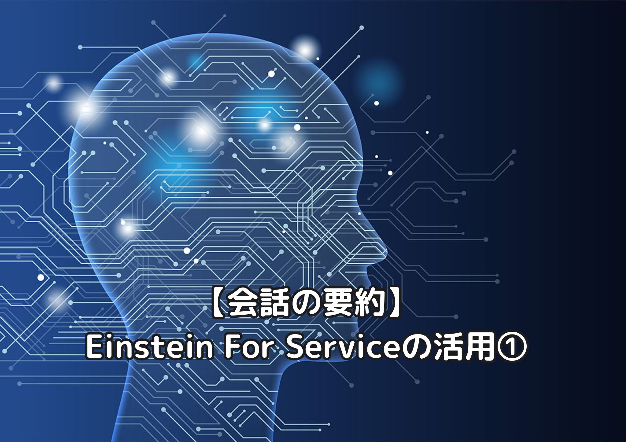 【会話の要約】Einstein For Serviceの活用①